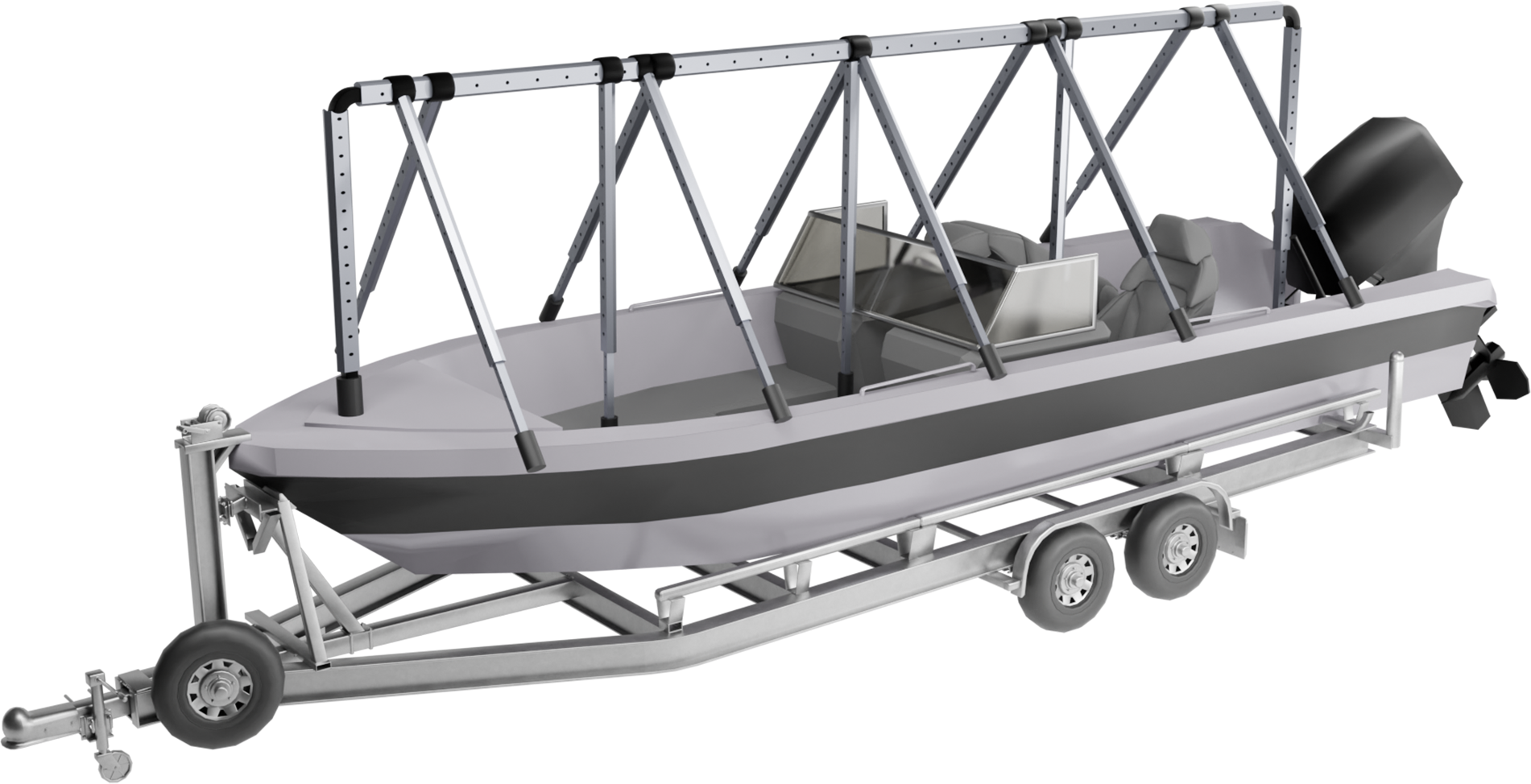 Navigloo Pontoon-runabout 19-22½ with tarp 19x32 ft