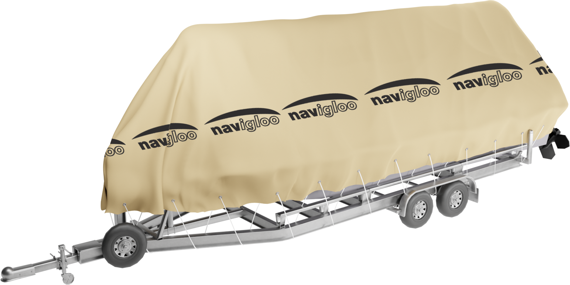 Navigloo Pontoon-fishing 14-18½ with tarp 18x26 ft