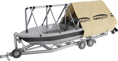 Navigloo Pontoon-runabout 19-22½ with tarp 19x32 ft