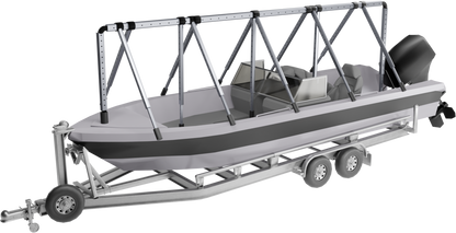 Navigloo Pontoon-runabout 19-22½ with tarp 19x32 ft