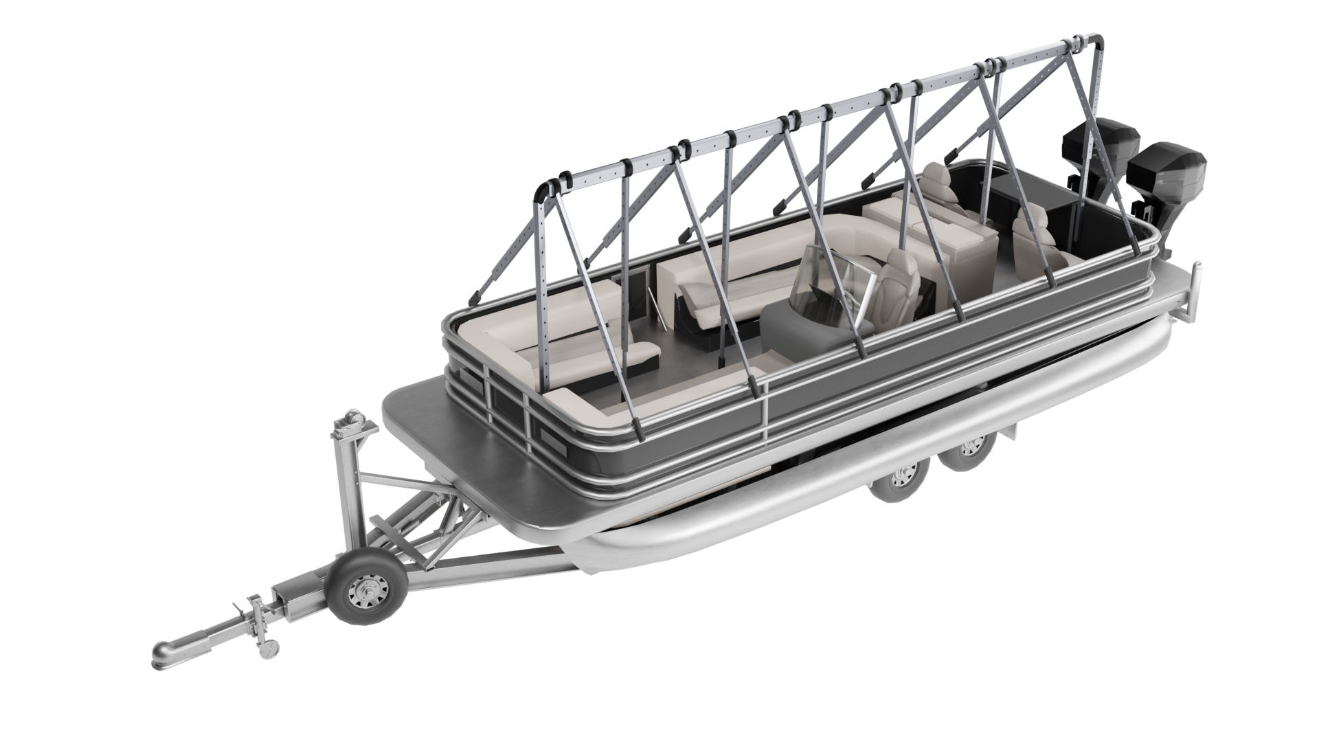 Navigloo Pontoon-runabout 19-22½ without tarp