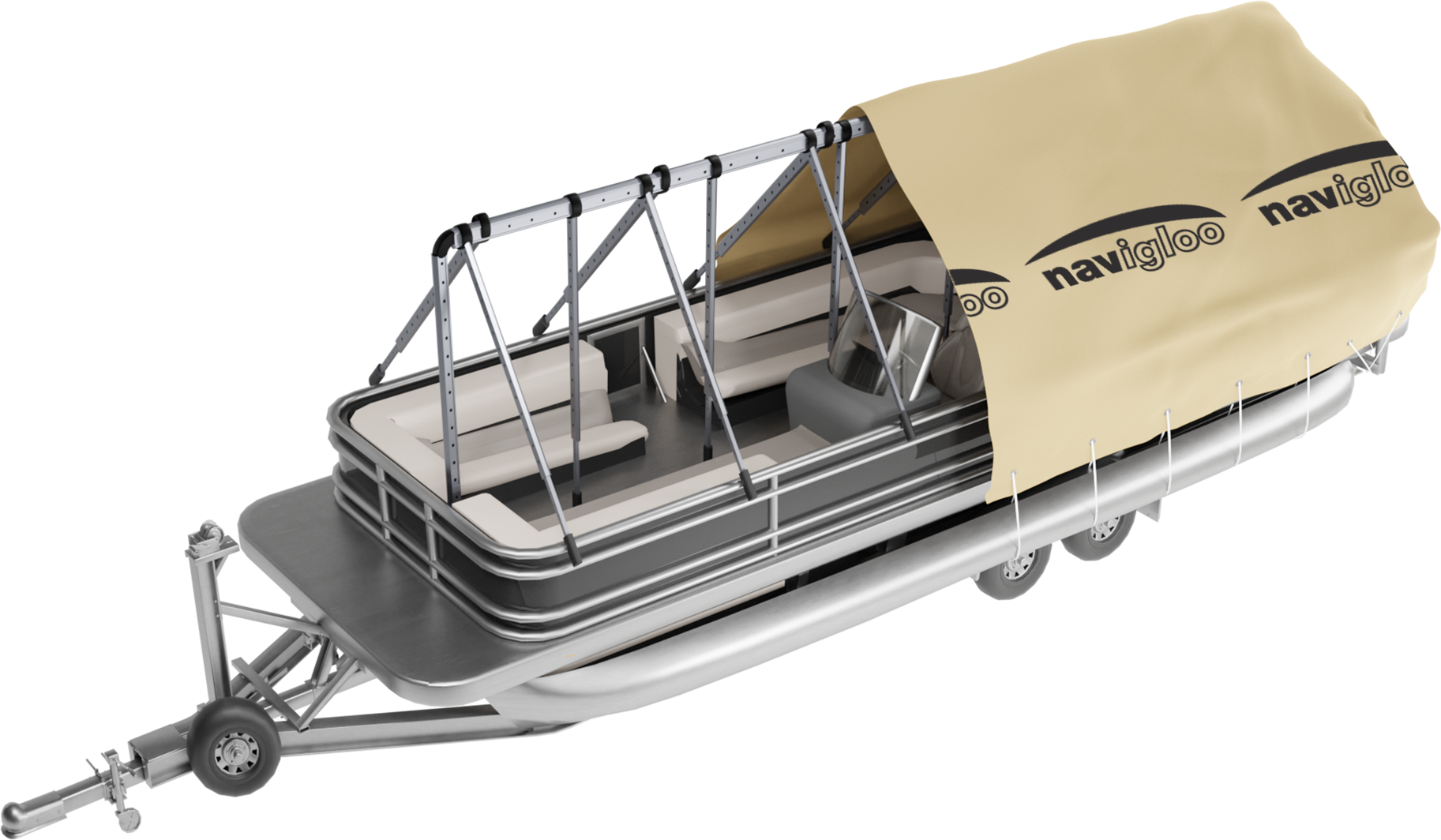 Navigloo Pontoon 23-24 ft with tarp 19x39 ft