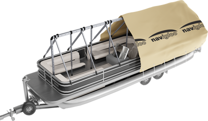 Navigloo Pontoon 25-26 with tarp 19x39 ft