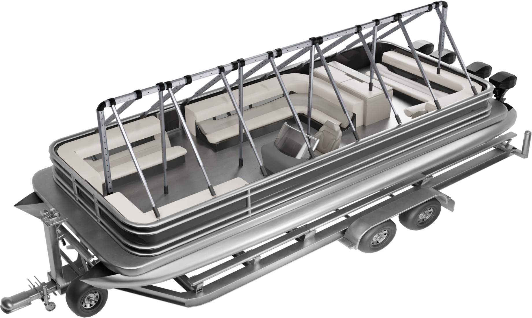 Navigloo Pontoon 28 ft with tarp 19x39 ft