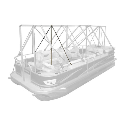 Poteau de soutien vertical pour bateau